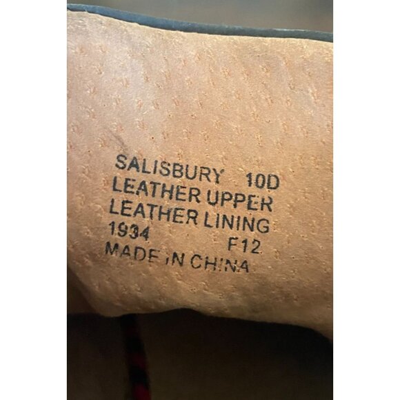 Polo Ralph Lauren Salisbury Charcoal Leather High Top Lace Up Boots Mens 10D